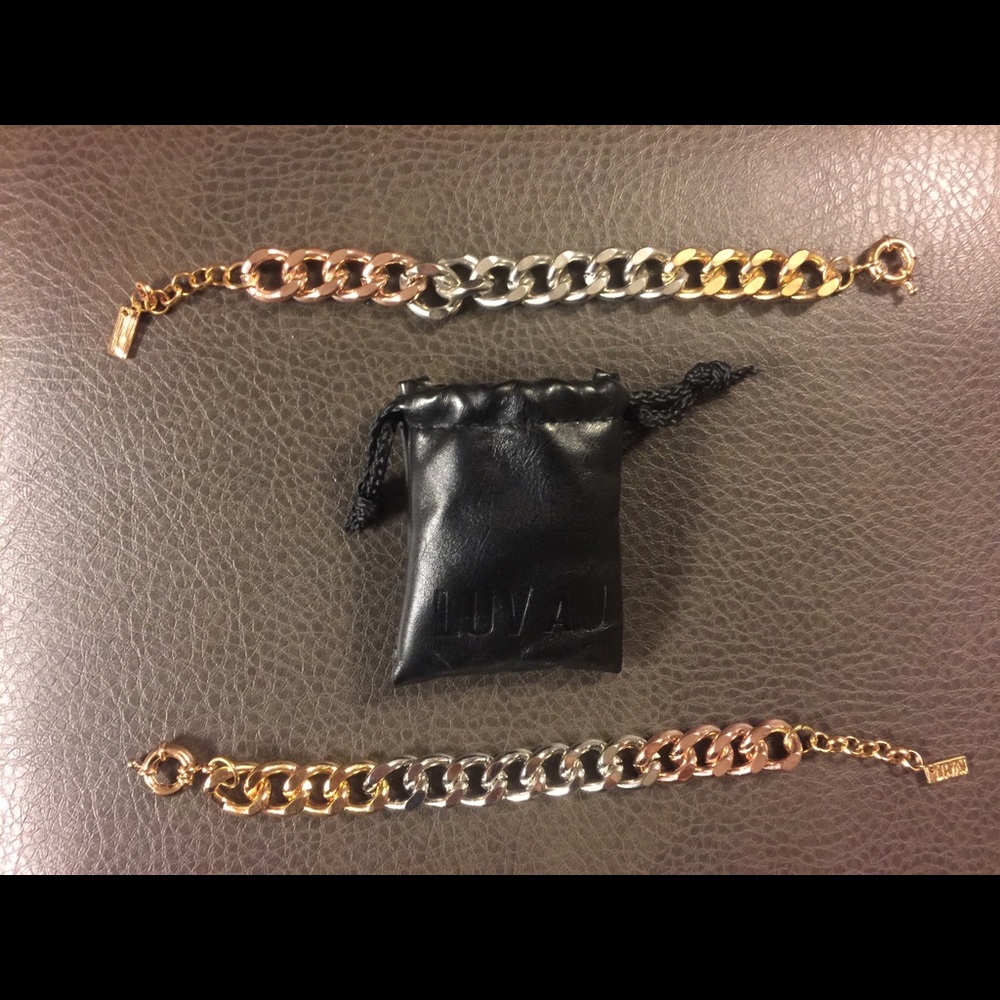 Love AJ Chain Bracelet in 3 Tones
